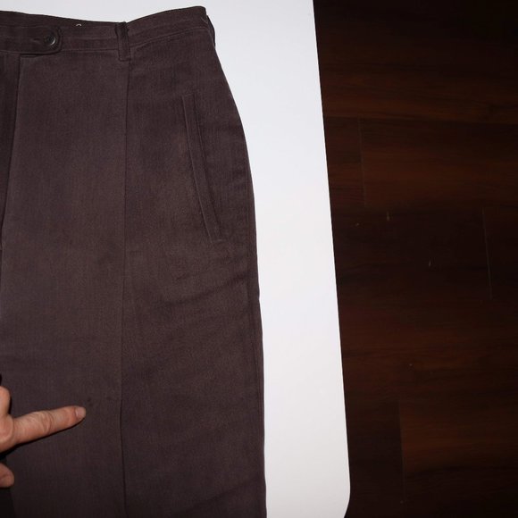 Cypress Groove Silk Pleated Pants w28x26 Inseam - Picture 10 of 10